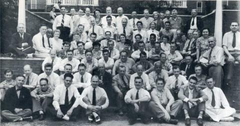 phot os 60_ people who particpated in the the First Summer School of Alcohol Studies held in 1943