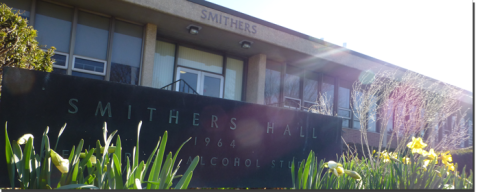 photo of Smithers Hall that housed the Center of Alcohol Studies